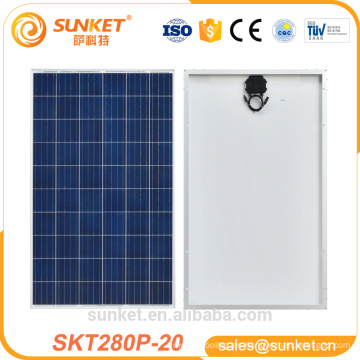 el precio del panel solar polivinílico 280w fabricado en China